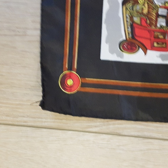 Vintage Cars Square Silk Neck Head Scarf - Picture 5 of 6